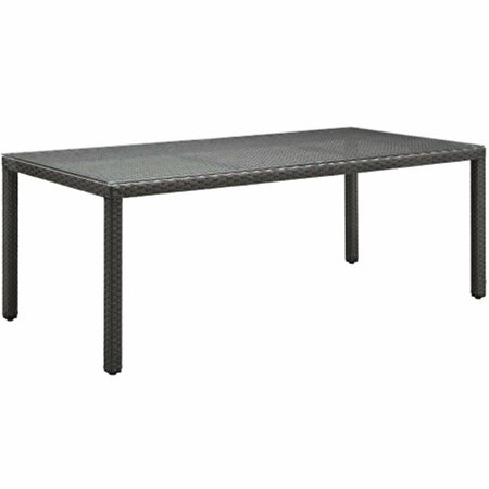 EAST END IMPORTS Sojourn 82 in. Outdoor Patio Dining Table- Chocolate EEI-1931-CHC
